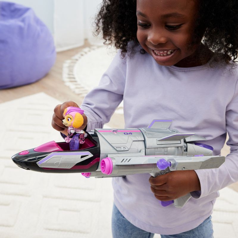 slide 3 of 11, PAW Patrol: The Mighty Movie Skye Rescue Jet, 1 ct