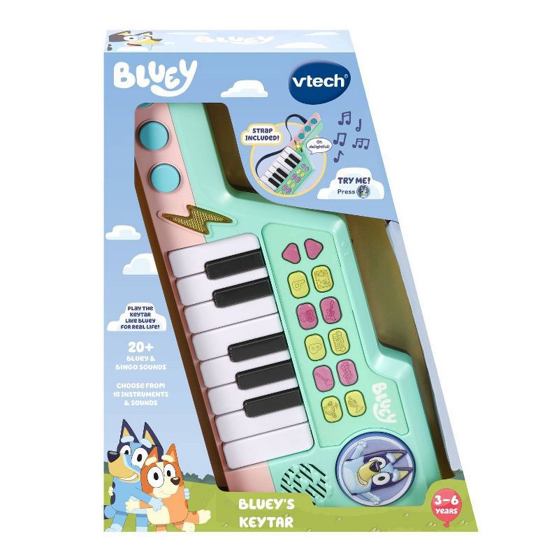 slide 9 of 10, VTech Bluey Bluey's Keytar, 1 ct