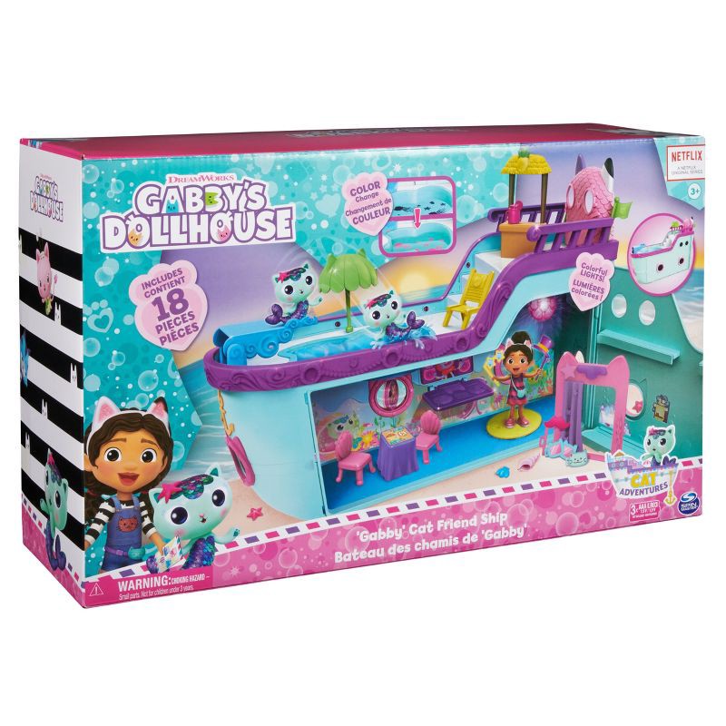 slide 10 of 11, Gabby's Dollhouse Cruise Ship Doll Playset, 1 ct