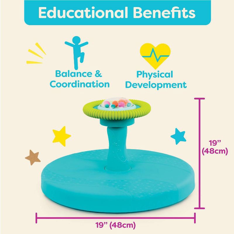 slide 3 of 8, B. toys Spinning Activity Toy - Twirly Time, 1 ct