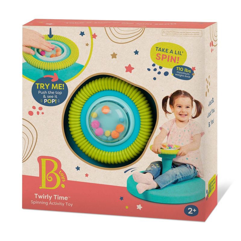 slide 8 of 8, B. toys Spinning Activity Toy - Twirly Time, 1 ct
