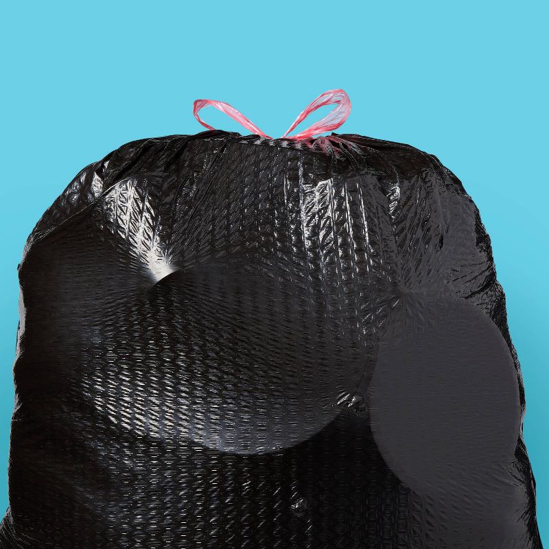 slide 2 of 4, Large Drawstring Trash Bags - 30gal/30ct - up&up™, 30 gal, 30 ct