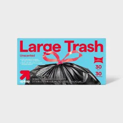 Large Drawstring Trash Bags - 30gal/30ct - up&up™