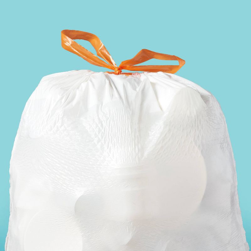 slide 2 of 4, UltraStretch Tall Kitchen Drawstring Trash Bags - Unscented - 13gal/100ct - up&up™, 13 gal, 100 ct