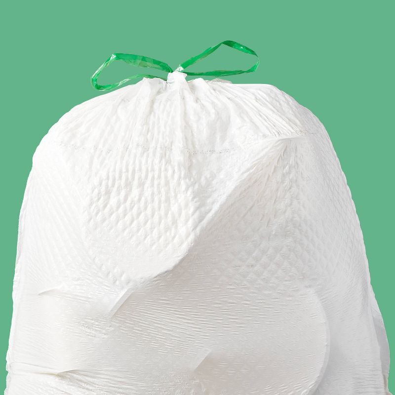 slide 2 of 4, UltraStretch Rodent Repellent Tall Kitchen Drawstring Trash Bags - Mint Scent - 13gal/50ct - up&up™, 13 gal, 50 ct