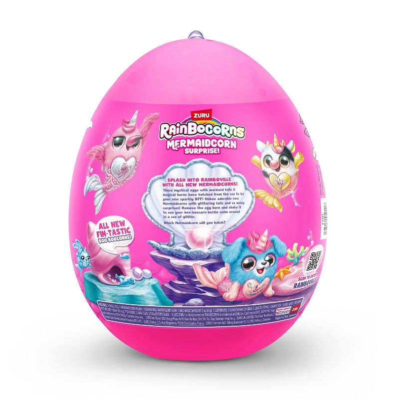 slide 8 of 11, Rainbocorns Mermaidcorn Surprise Plush by ZURU, 1 ct