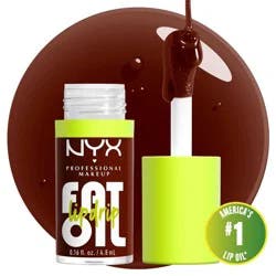 NYX Professional Makeup Fat Oil Lip Drip Lip Gloss - Status Update - 0.16 fl oz