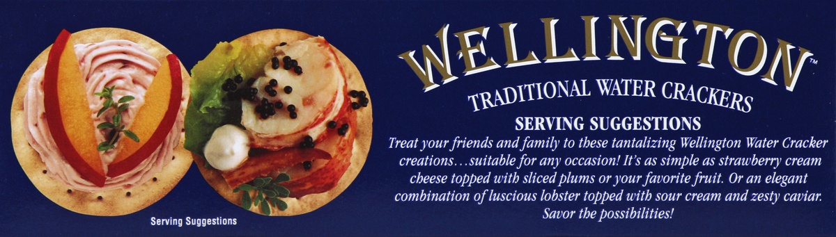 slide 2 of 4, Wellington Traditional Water Crackers 4.4 oz, 4.4 oz