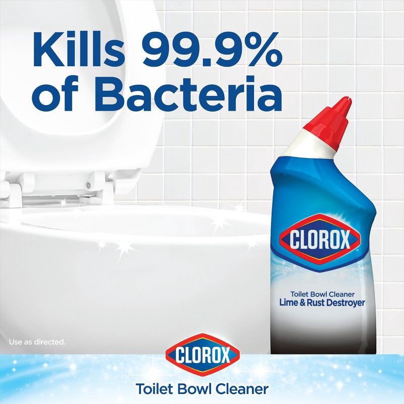 slide 4 of 11, Clorox Tough Stain Toilet Bowl Cleaner - 24 fl oz, 24 fl oz