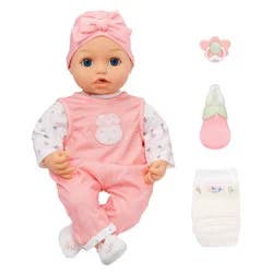 BABY Born My Real Baby Doll Annabell - Blue Eyes: Sounds, Soft Body, Includes Pacifier & Outfit