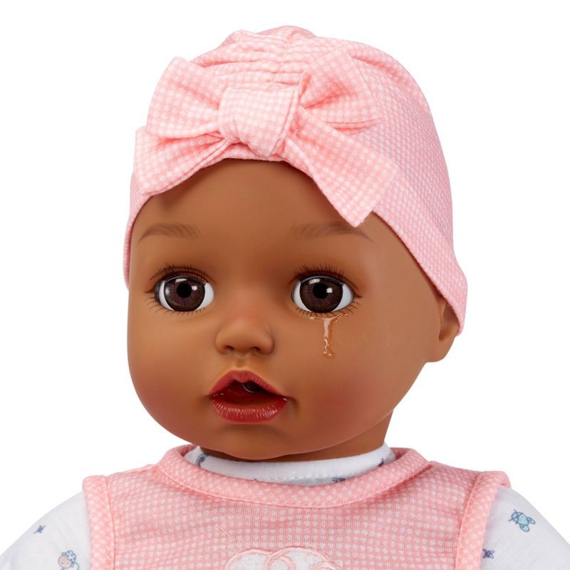 slide 4 of 8, BABY Born My Real Baby Doll Harper - Dark Brown Eyes: Soft Body, Sound Effects, Includes Outfit & Accessories, 1 ct