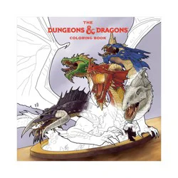 Random House The Dungeons & Dragons Coloring Book - by Official Dungeons & Dragons Licensed (Paperback)