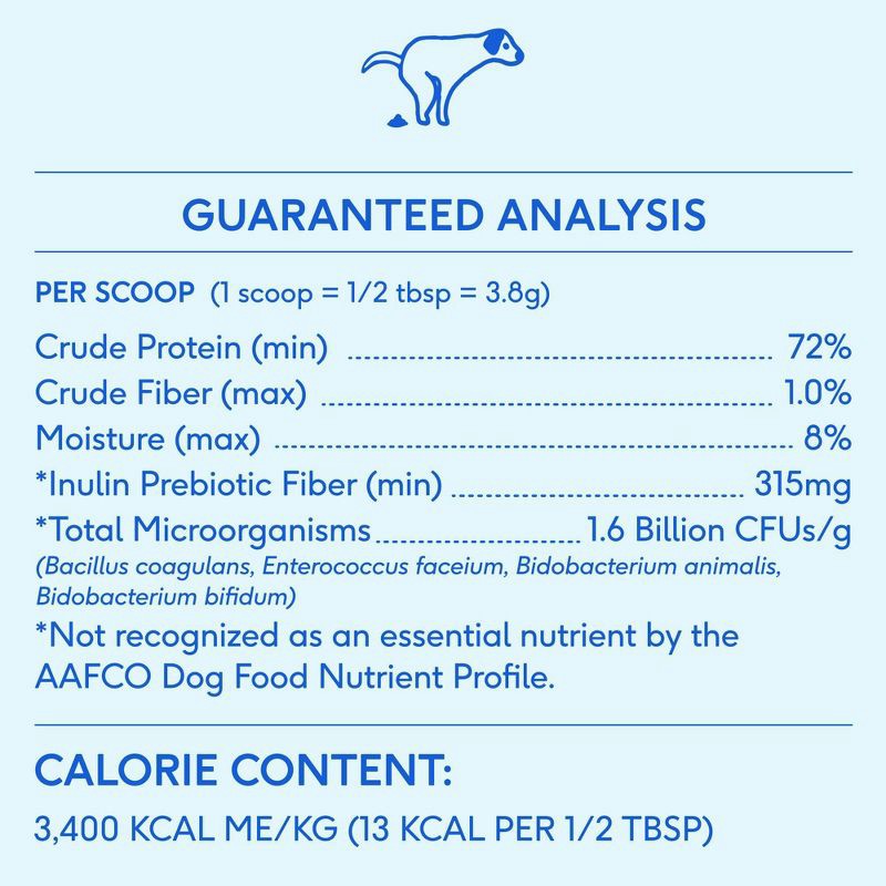 slide 7 of 7, Native Pet Probiotic Supplement Powder with Bone Broth for Dogs - 4.1oz, 4.1 oz