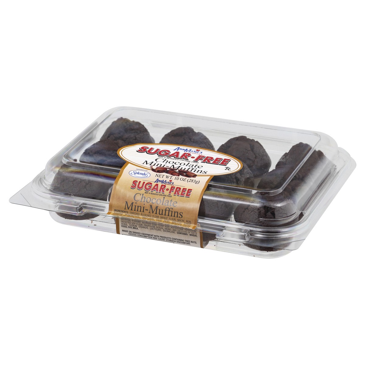 slide 3 of 9, Ann Marie's Mini-Muffins, Sugar Free, Chocolate, 10 oz