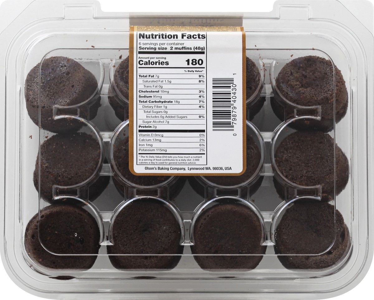 slide 4 of 9, Ann Marie's Mini-Muffins, Sugar Free, Chocolate, 10 oz