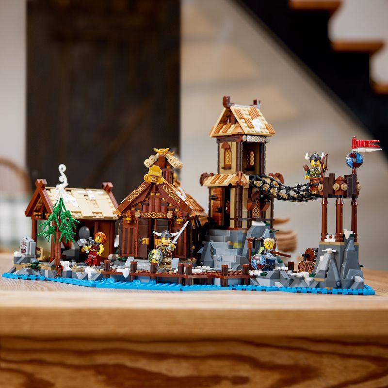 slide 6 of 6, LEGO Ideas Viking Village Model Building Set 21343, 1 ct
