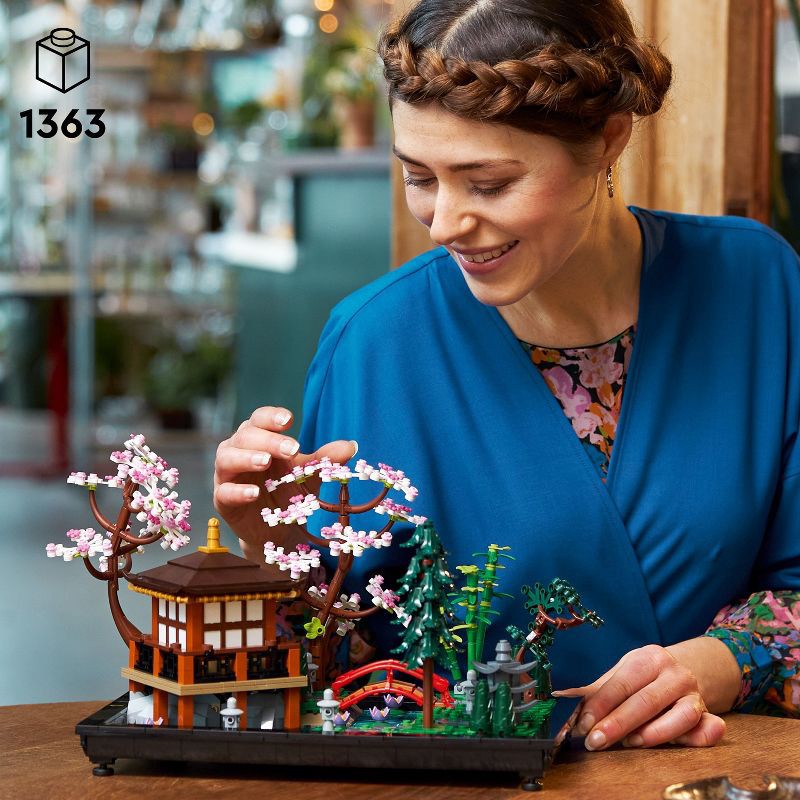 slide 2 of 6, LEGO Icons Tranquil Garden Building Kit 10315, 1 ct