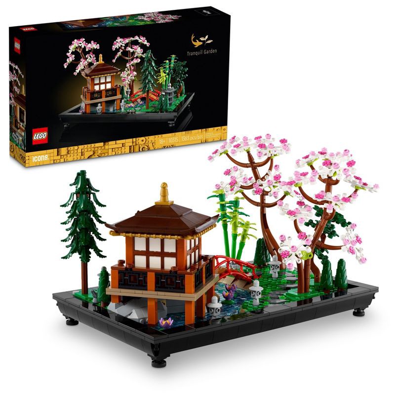 slide 1 of 6, LEGO Icons Tranquil Garden Building Kit 10315, 1 ct