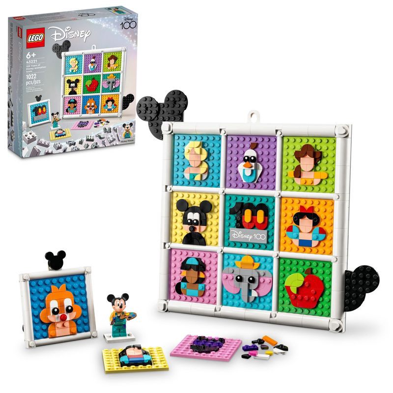 slide 1 of 6, LEGO Disney 100 Years of Disney Animation Icons Disney Celebration Set 43221, 1 ct