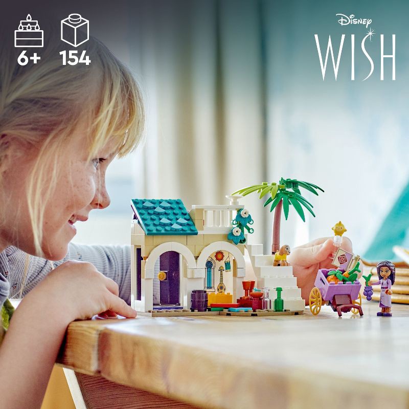 slide 2 of 6, LEGO Disney Wish: Asha in the City of Rosas Collectible Disney Toy 43223, 1 ct