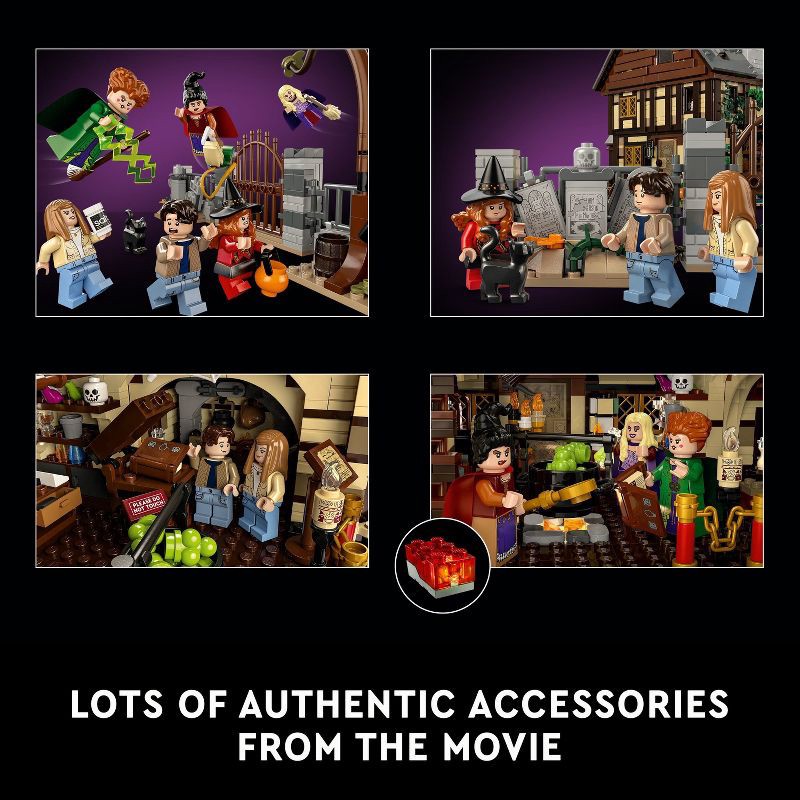 slide 6 of 6, LEGO Ideas Disney Hocus Pocus: The Sanderson Sisters' Cottage Edition 21341, 1 ct