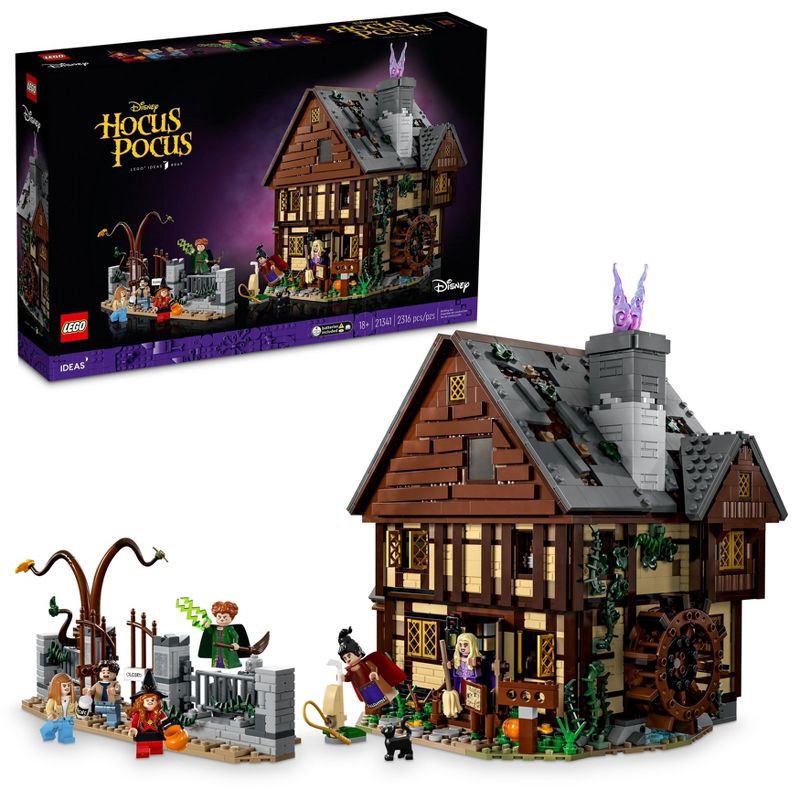slide 1 of 6, LEGO Ideas Disney Hocus Pocus: The Sanderson Sisters' Cottage Edition 21341, 1 ct