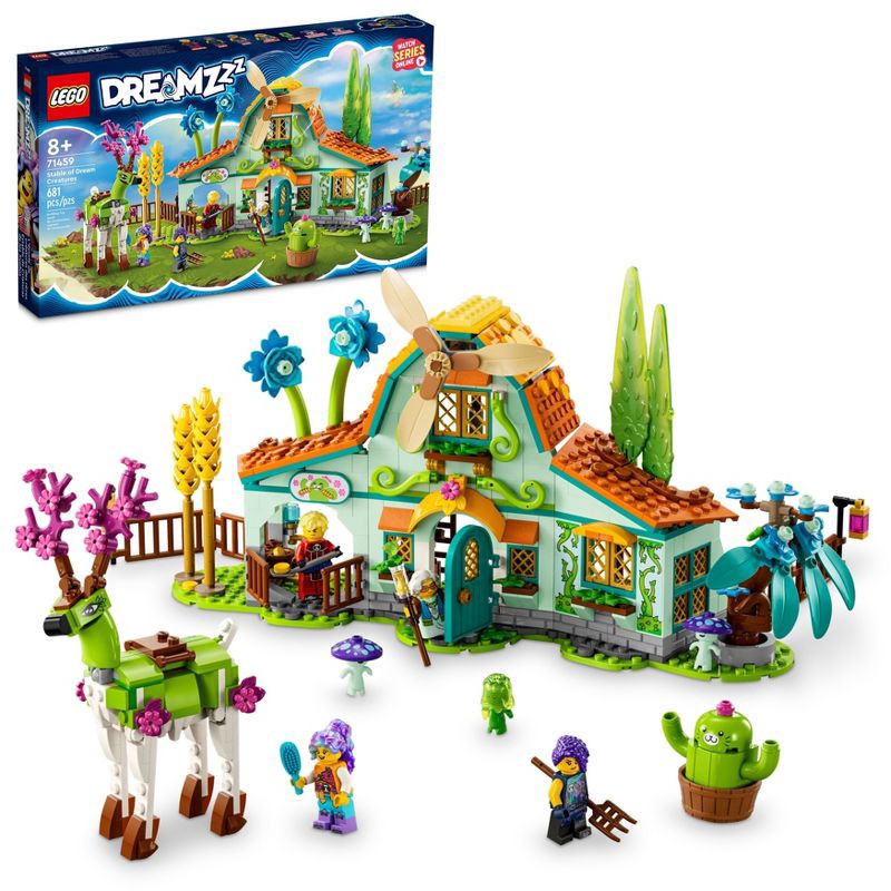 slide 1 of 6, LEGO DREAMZzz Stable of Dream Creatures Building Toy with Fantasy Animals 71459, 1 ct