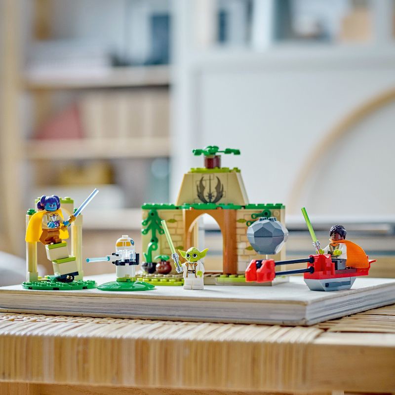 slide 4 of 5, LEGO Star Wars Tenoo Jedi Temple Building Toy Set for Preschoolers 75358, 1 ct