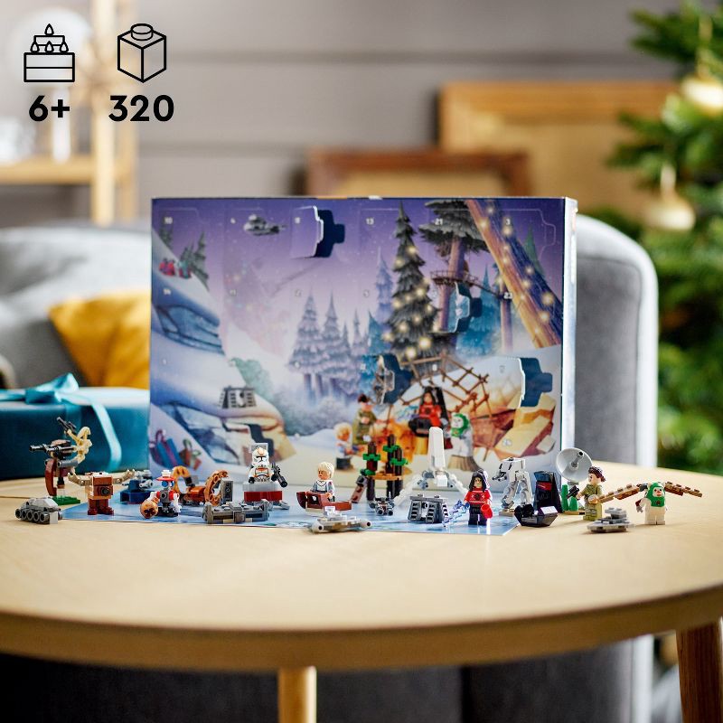 slide 5 of 6, LEGO Star Wars 2023 Advent Calendar Holiday Building Set 75366, 1 ct