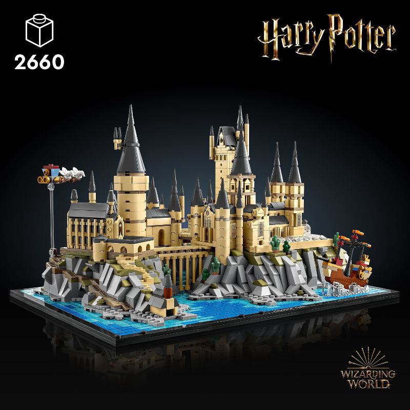 slide 2 of 6, LEGO Harry Potter Hogwarts Castle and Grounds Wizarding Building Set 76419, 1 ct