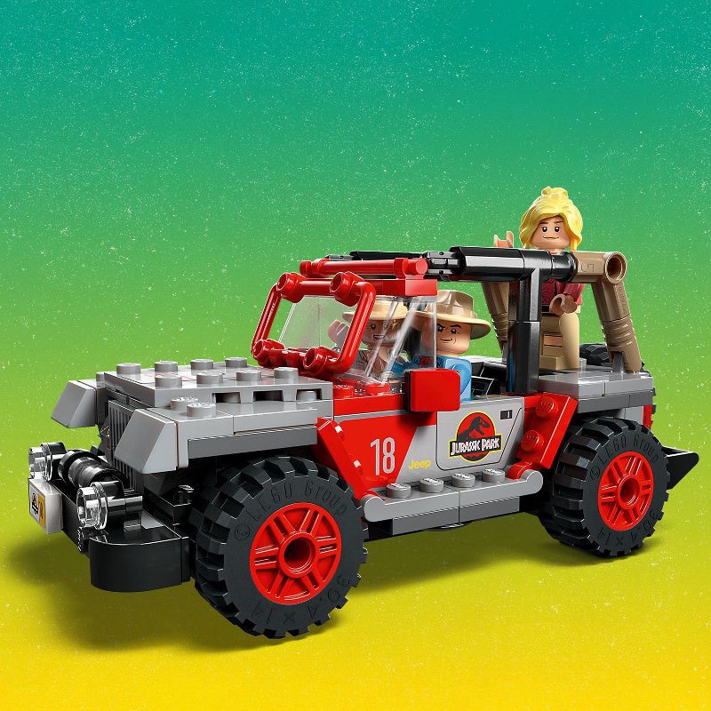 slide 4 of 6, LEGO Jurassic Park Brachiosaurus Discovery with Jeep Toy 76960, 1 ct