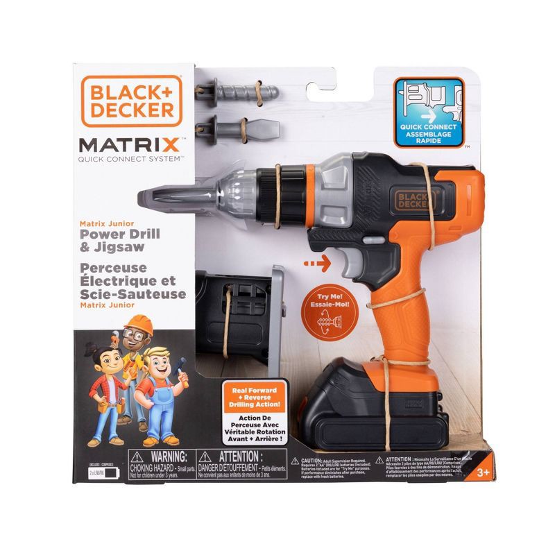 slide 2 of 7, BLACK+DECKER Black + Decker Matrix Jr Drill with Accessory, 1 ct