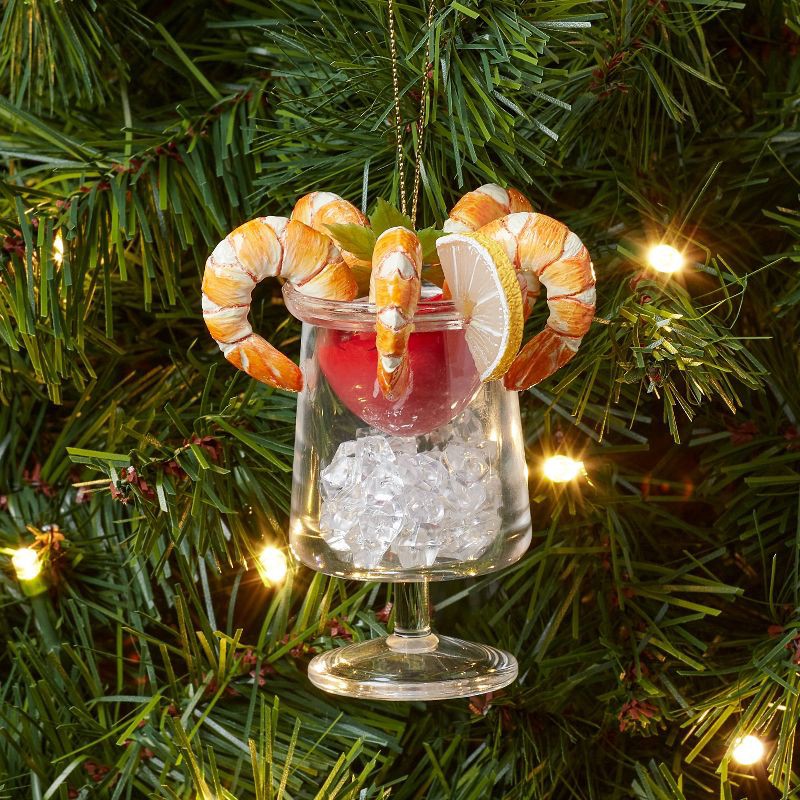 slide 3 of 3, Shrimp Cocktail Christmas Tree Ornament - Wondershop, 1 ct