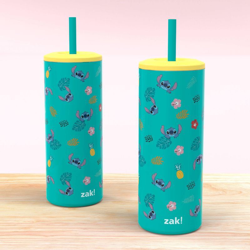 16oz Vacuum Straw Portable Drinkware 'Princess' - Zak Designs