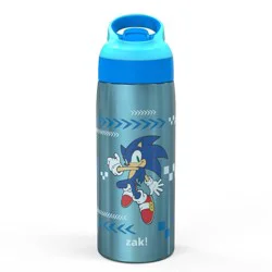 19oz Vacuum Riverside Portable Drinkware Bottle 'sonic' - Zak Designs: Stainless Steel, Kids Water Bottle, Dishwasher-Safe
