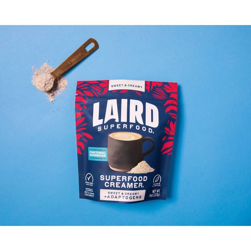slide 6 of 6, Laird Superfood Sweet and Creamy Superfood Creamer with Functional Mushrooms - 8oz, 8 oz