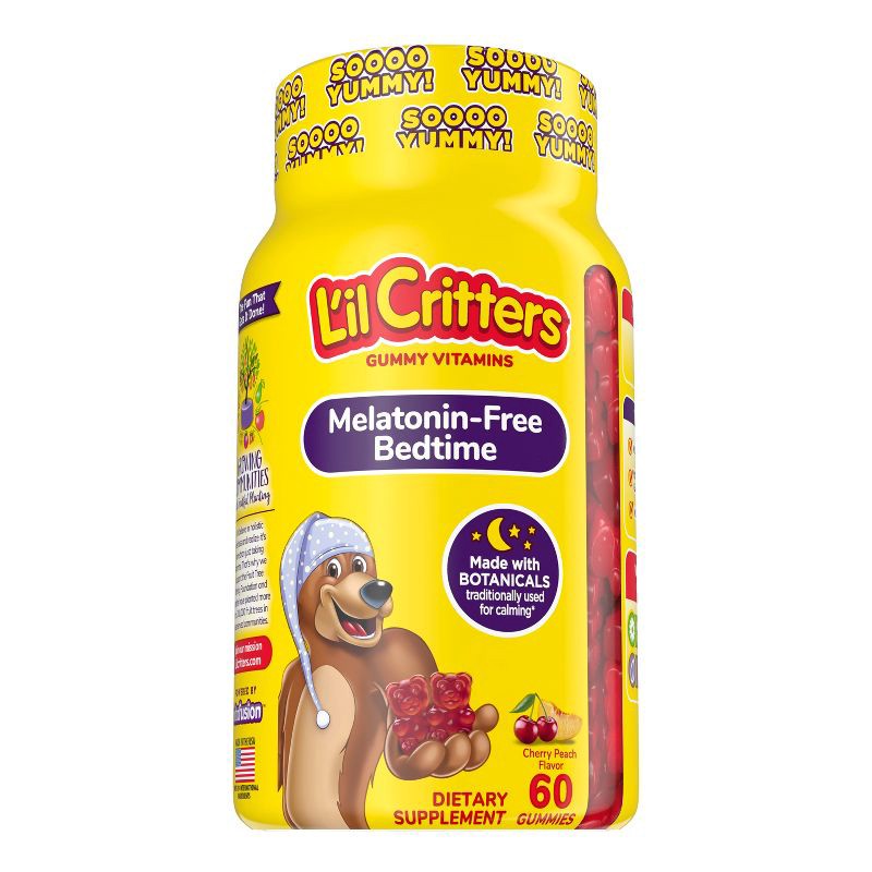 slide 1 of 7, L'il Critters Bedtime Bliss Gummies - 60ct, 60 ct