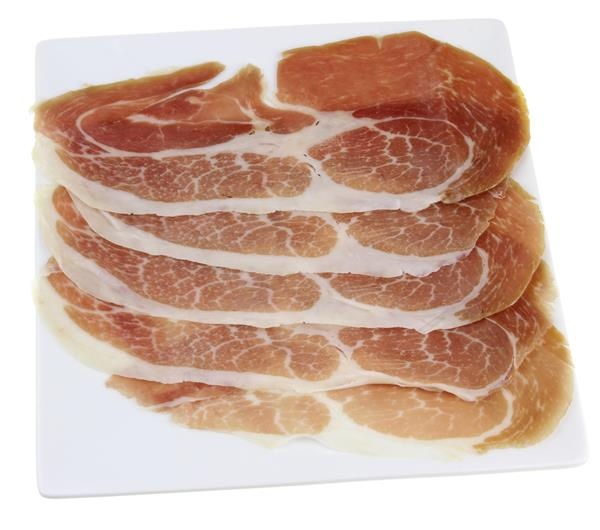 slide 1 of 1, La Quercia Fresh Sliced Proscuitto Americano, per lb