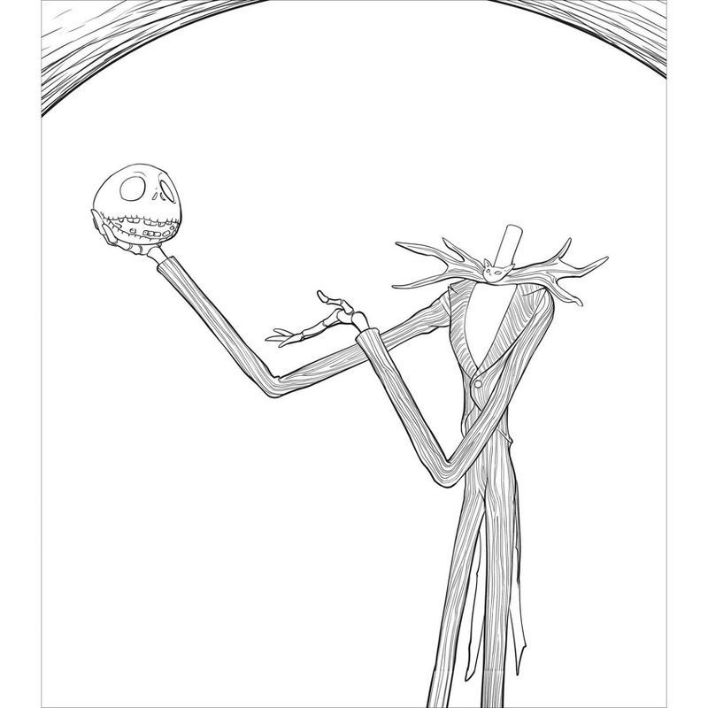 slide 3 of 5, Canterbury Disney Tim Burton's the Nightmare Before Christmas Glow-In-The-Dark Coloring Book - by Editors of Thunder Bay Press (Paperback), 1 ct