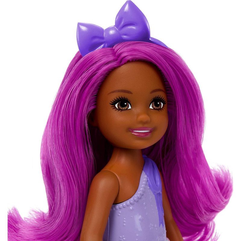 slide 3 of 6, Barbie Chelsea Royal Pink Hair, 1 ct
