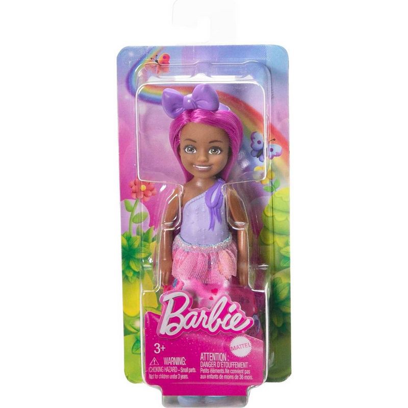 slide 6 of 6, Barbie Chelsea Royal Pink Hair, 1 ct