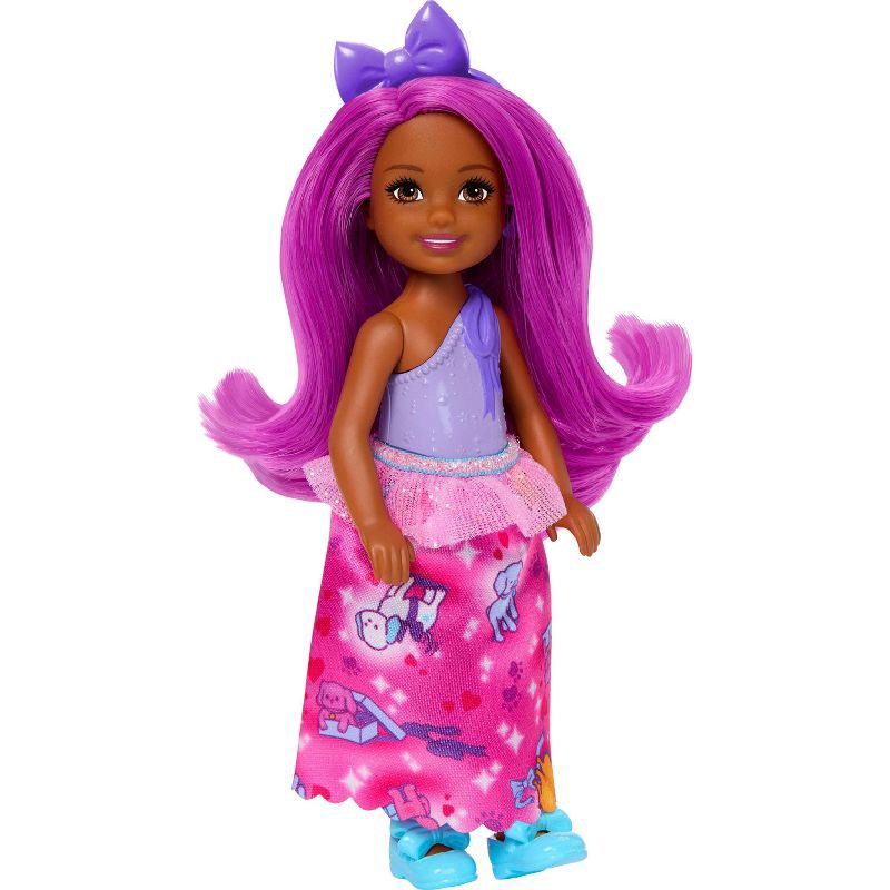 slide 1 of 6, Barbie Chelsea Royal Pink Hair, 1 ct