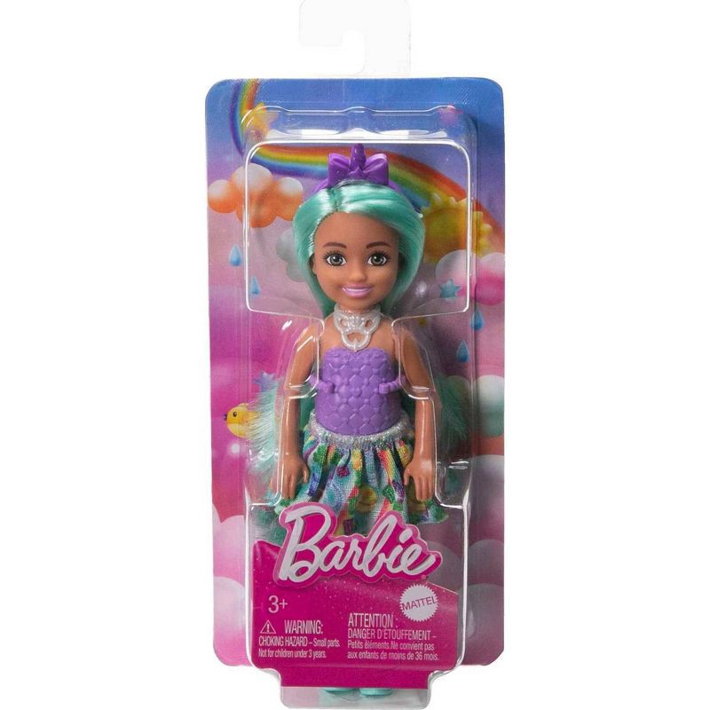 slide 6 of 6, Barbie Chelsea Unicorn Green Hair, 1 ct