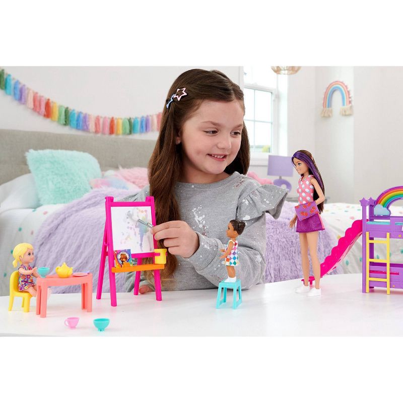 slide 6 of 6, Barbie Skipper Babysitters Inc. Ultimate Daycare Playset with 3 Dolls, Furniture & 15+ Accessories, 1 ct