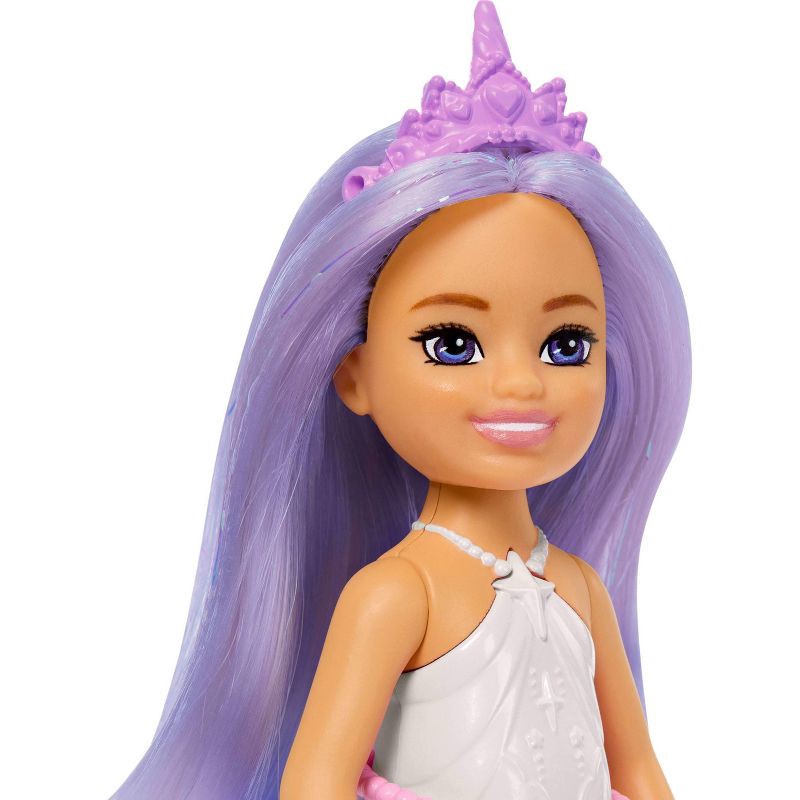 slide 2 of 5, Barbie Chelsea Unicorn Purple Hair, 1 ct