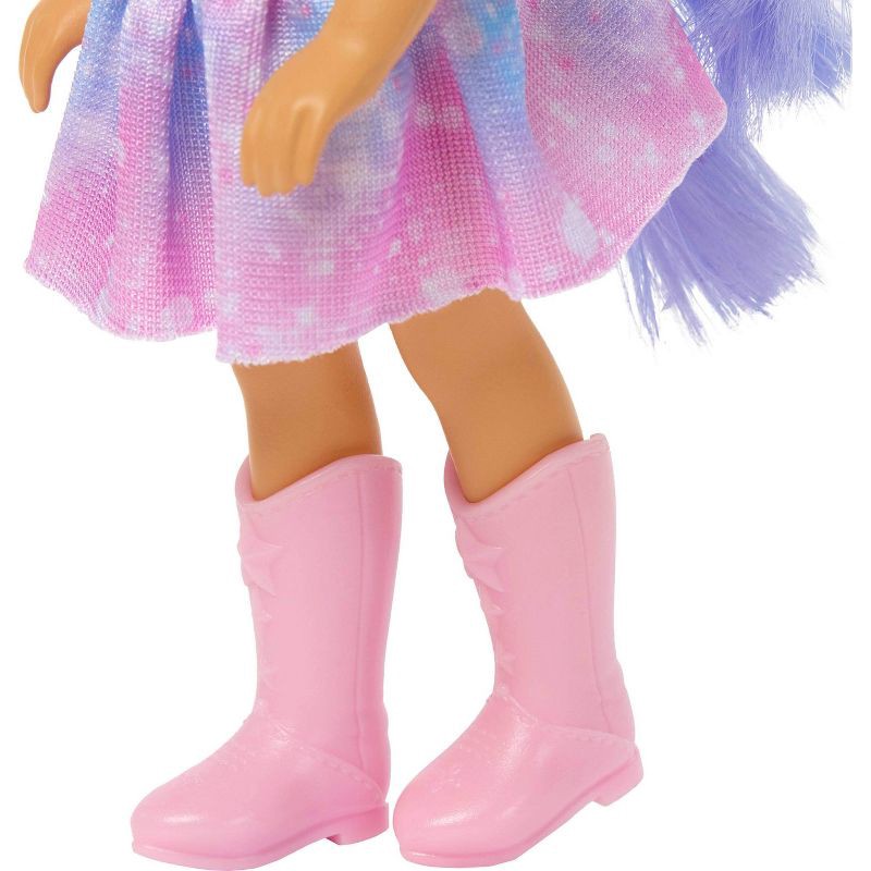 slide 4 of 5, Barbie Chelsea Unicorn Purple Hair, 1 ct