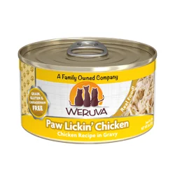 Weruva Classics Paw Lickin' Chicken Chicken Recipe in Gravy Wet Cat Food, 3 oz.