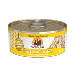 Weruva Classics Paw Lickin' Chicken Chicken Recipe in Gravy Wet Cat Food, 5.5 oz.