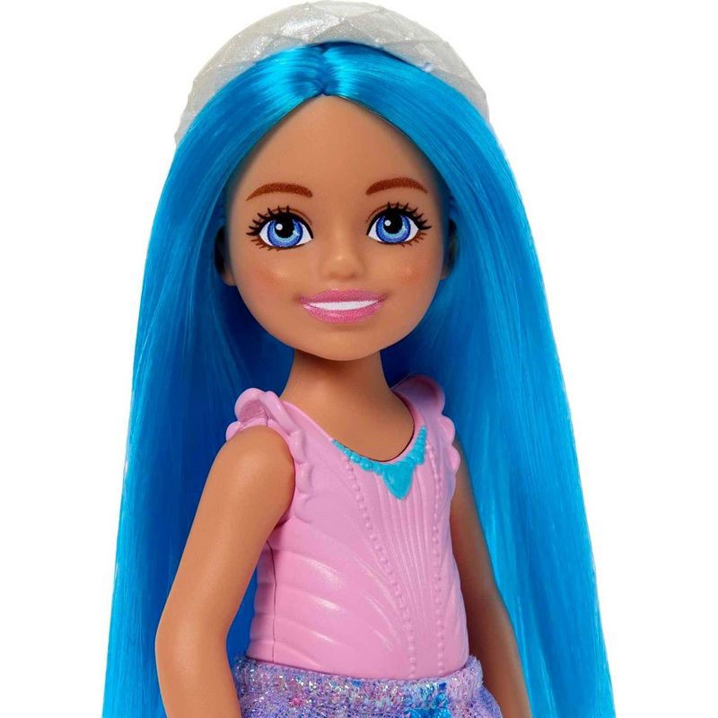 slide 3 of 6, Barbie Chelsea Royal Blue Hair Royal, 1 ct