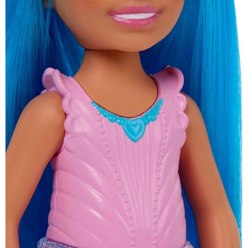 slide 4 of 6, Barbie Chelsea Royal Blue Hair Royal, 1 ct
